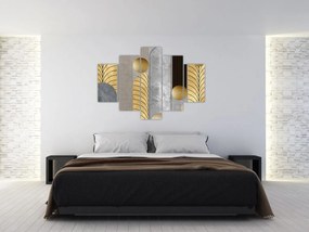 Obraz - Zlaté dekory (150x105 cm)