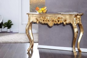 Luxusný toaletný stolík Veneto zlatý