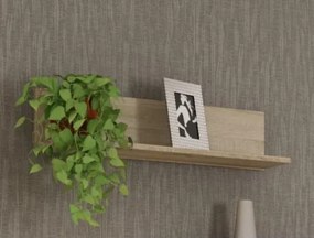 Nástenná polica Carlos, dub sonoma, 75 cm%