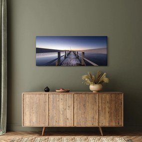 Obraz - Na móle (120x50 cm)