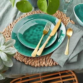 Butlers DE LA ROYA Sada tanierov 4 ks - tm. zelená