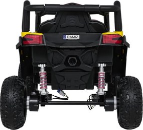 Elektrické autíčko Buggy Madman UTV-MX žlté