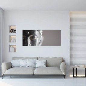 Obraz - Socha Budhu (120x50 cm)