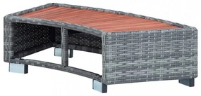 Schodík k vírivke polyratan / eukalyptus Dekorhome