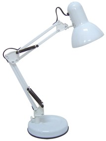 Rabalux Stolná lampa biela E27 päticou 4211