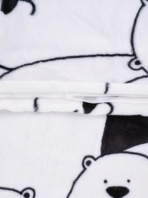 Obliečka na vankúš mikroplyš 70 × 90 cm – Rebel Panda