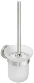 Sapho Sapho, X-STEEL WC kefa závesna, mliečne sklo, nerez mat, XS301