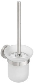 Sapho Sapho, X-STEEL WC kefa závesna, mliečne sklo, nerez mat, XS301