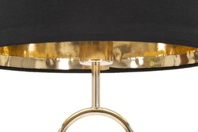 Stolná lampa Bubble 61 cm čierno-zlatá