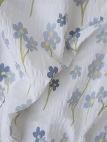 Krepová obliečka na vankúš Renforcé 50 × 70 cm – Nezábudky