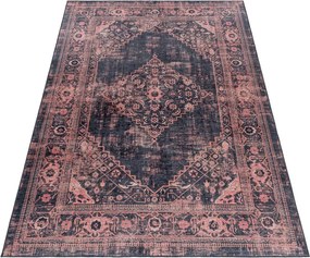 Ayyildiz, AKCIA: 140x200 cm Kusový koberec Fiesta 4301 red, červená, chodba / predsieň