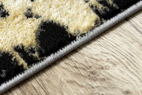 Moderný koberec DE LUXE 2083 ornament vintage - Štrukturálny zlato / sivá Veľkosť: 240x340 cm