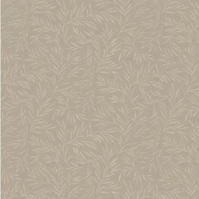 Vliesové tapety na stenu Alpha 33326-3, rozmer 10,05 m x 0,53 m, florálny vzor zlatý na hnedom podklade, A.S. CRÉATION