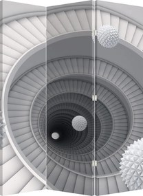 Paraván - 3D abstrakcie (126x170 cm)