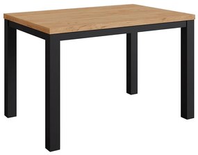 Stôl Oskar d120 čierna/craft