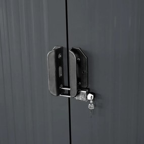 Záhradný domček na náradie Avenberg 2,36 x 1,31 m ANTRACIT SD-YX48-H154C