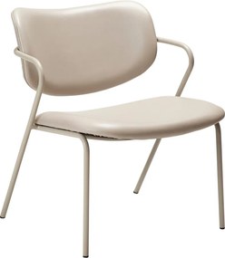 Béžové kreslo z imitácie kože Zed – DAN-FORM Denmark