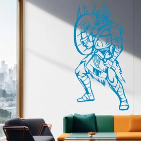Veselá Stena Samolepka Viking Farba: modrá, Veľkosť: 100 x 51 cm