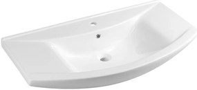 Aqualine Aqualine, ZERO 97 keramické umývadlo nábytkové 97x51cm, biela, 6095