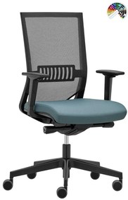 RIM Kancelárska stolička EASY PRO EP 1205 1207 L čalúnenie URBAN, JET BIOACTIVE, TONAL