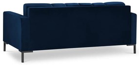 Tmavomodrá zamatová pohovka Cosmopolitan Design Bali