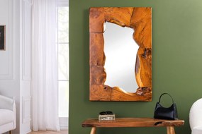 Zrkadlo MOSAIC 90 cm z masívneho teakového dreva