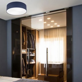 Stropné svietidlo SIRJA PASTEL 2xE27/60W/230V pr. 45 cm tmavomodrá