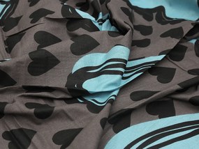 Bavlnené obliečky KASUGA tyrkysové Rozmer obliečky: 70 x 90 cm | 140 x 200 cm