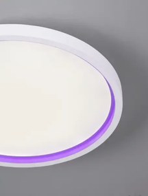 Moderné stropné svietidlo Chet RGB 39 s diaľkovým ovládaním