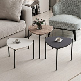 Odkladací stolík Lenny Multicolor, 3 ks