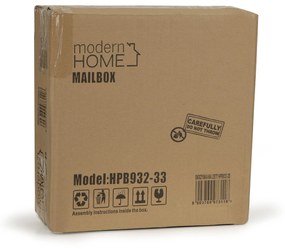 ModernHome Poštová schránka z pozinkovanej ocele