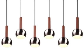 Čierne závesné svietidlo Ciliana – CINQUE