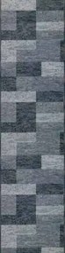 Associated Weavers, Protišmykový behúň na mieru Icona 97, šíre 67 cm, šedá, chodba / predsieň