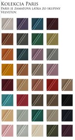 Moderná Velvet taburetka podnožka (farba podľa vlastného výberu)