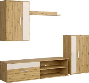 Súprava obývacieho nábytku Benson dub artisan/kašmír