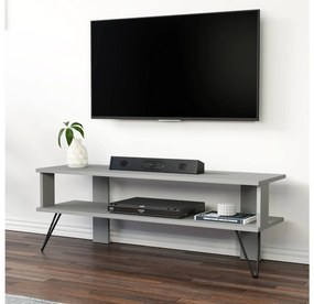 TV stolík/skrinka Dual (sivá). Vlastná spoľahlivá doprava až k Vám domov. 1107982