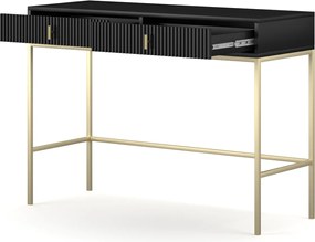 Toaletní stolek Maggiore 104 cm černý/zlatý