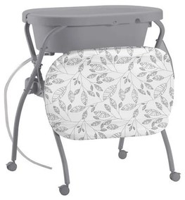 PETITE&MARS - Prebaľovací pult s vaničkou SPA 3v1 šedá