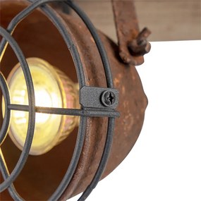 Inteligentný reflektor hrdzavo hnedý nastaviteľný vrátane 3 WiFi GU10 - Gina