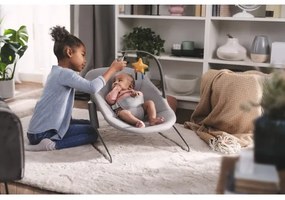 KINDERKRAFT - Detské ležadlo CALMEE šedá