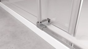Polysan Polysan, THRON LINE SQUARE sprchové dveře 1000 mm, hranaté pojezdy, čiré sklo, TL5010-5002