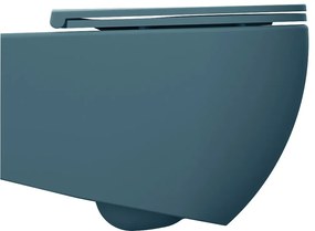 Isvea Isvea, INFINITY závesná WC misa, Rimless, 36,5x53cm, matná zelena Petrol, 10NF02004-2P