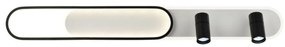 Toolight Toolight, LED stropné svietidlo s bodovými reflektormi 100cm, 45W, 4000K, APP1438-C, čierna-biela, OSW-00967
