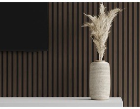 Mexen Lam-F, akustické stenové lamely 275 × 30 cm, plstený podklad 8 mm, technická dyha, orech palisandrový, S105-275307-3015-021