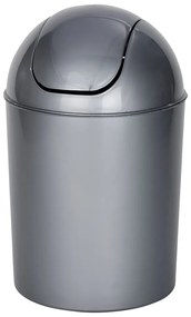 Sivý plastový odpadkový kôš 6 l Economic – Wenko
