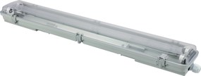 Sada 2 hermetických svietidiel 120 cm + LED trubice pre dielňu a garáž