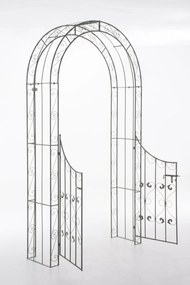 Oblúk na ruže Sima s bránkou - Zelená antik