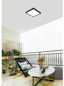 Eglo 900281 - LED Kúpeľňové stropné svietidlo ARGOLIS LED/20,5W/230V IP44 čierna