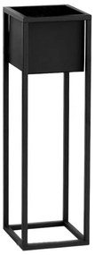 Tutumi Tutumi, kovový kvetináč 60cm FS-C60, čierna, HOM-09811