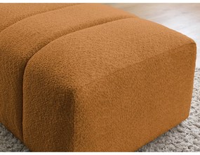 Podnožka z textílie buklé v horčicovej farbe Annecy – Bobochic Paris